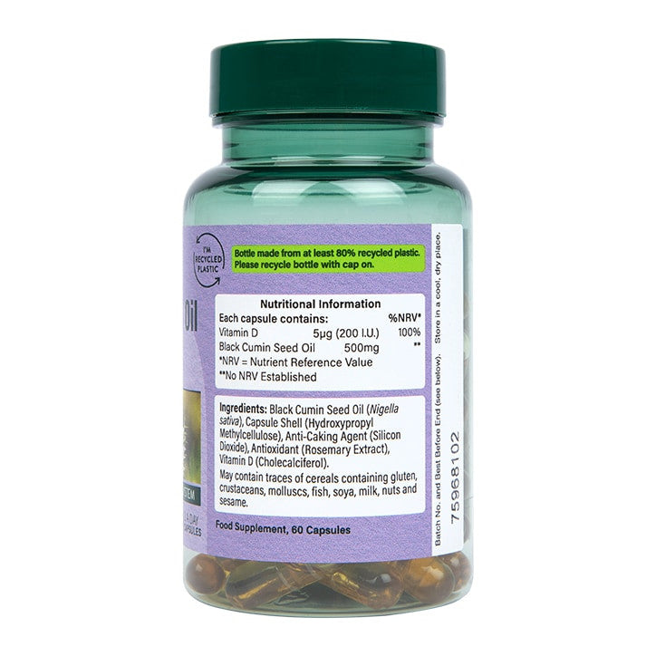 Ulje crnog sjemena s vitaminom D - 60 kapsula