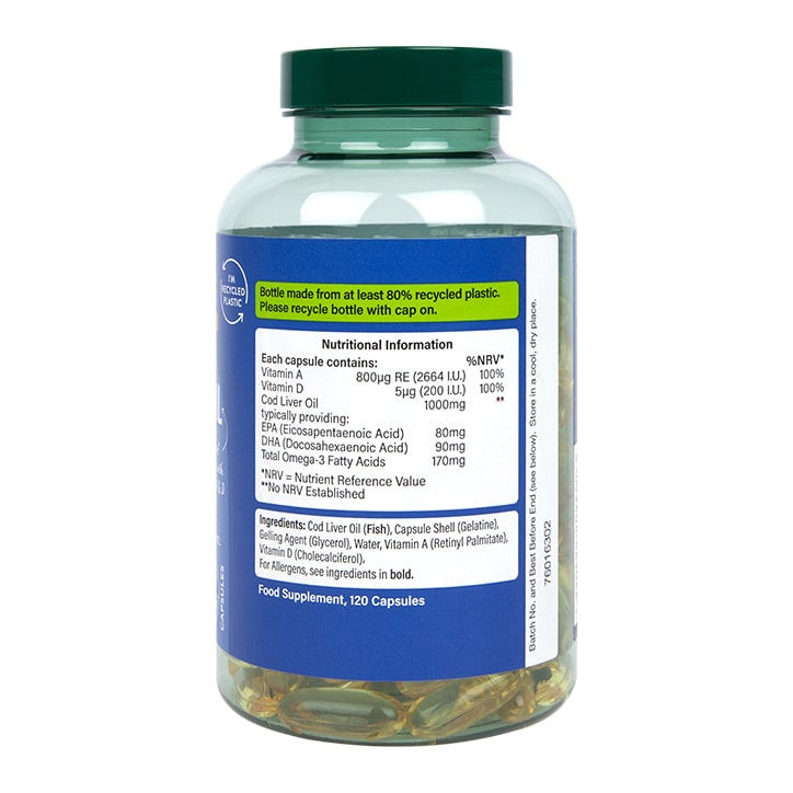 Ulje jetre bakalara 1000 mg - 120 gel kapsula
