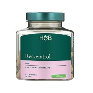 Resveratrol 250 mg s ekstraktom crnog vina 10 mg 60 kapsula NIZOZEMSKA & BARRETT