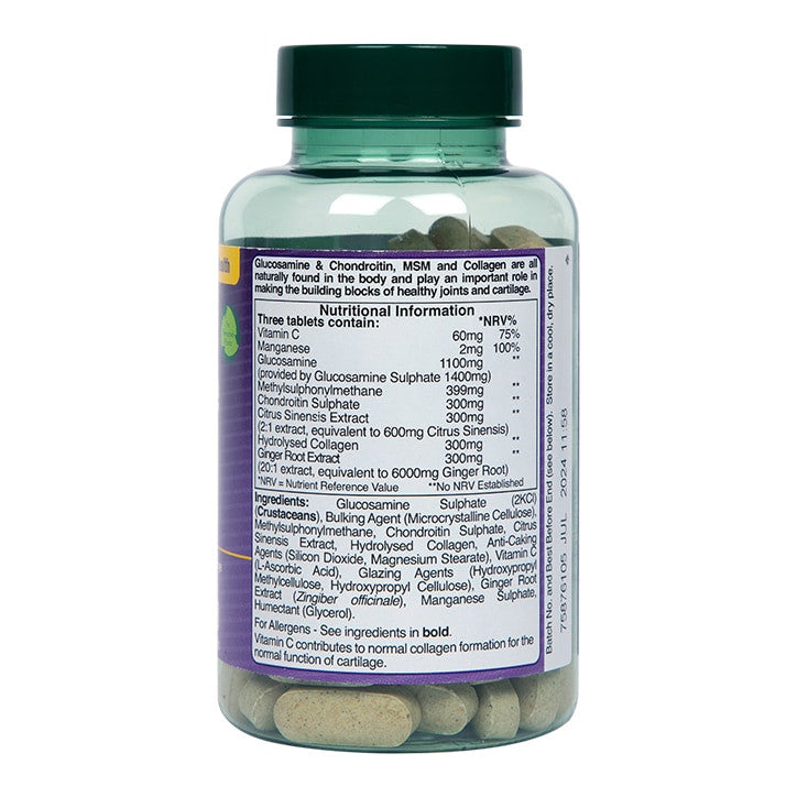 Maksimalna snaga glukozamin sulfata | Plus hondroitin, MSM i kolagen - 90 tableta