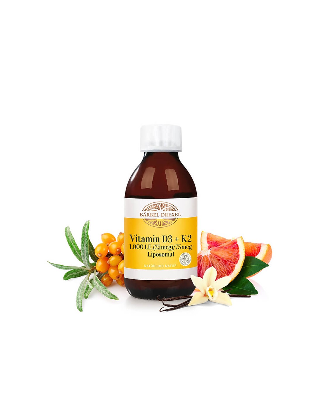 Vitamini D3 + K2 s visokom apsorpcijom - Za zdravlje kostiju i srca, 150 ml <tc>Bärbel Drexel</tc>