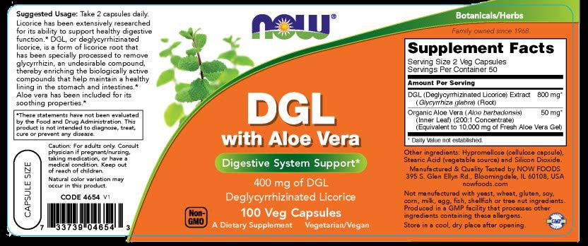 DGL s aloe verom - 100 kapsula