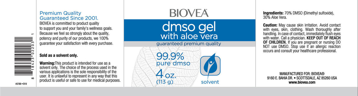 DMSO gel s aloe verom/118 ml
