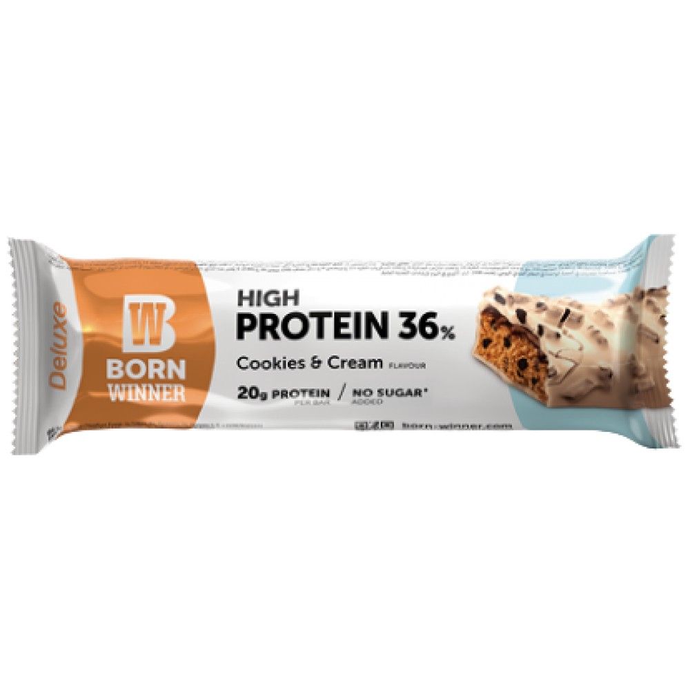 Deluxe 36% visokoproteinska pločica - 15 x 55 grama