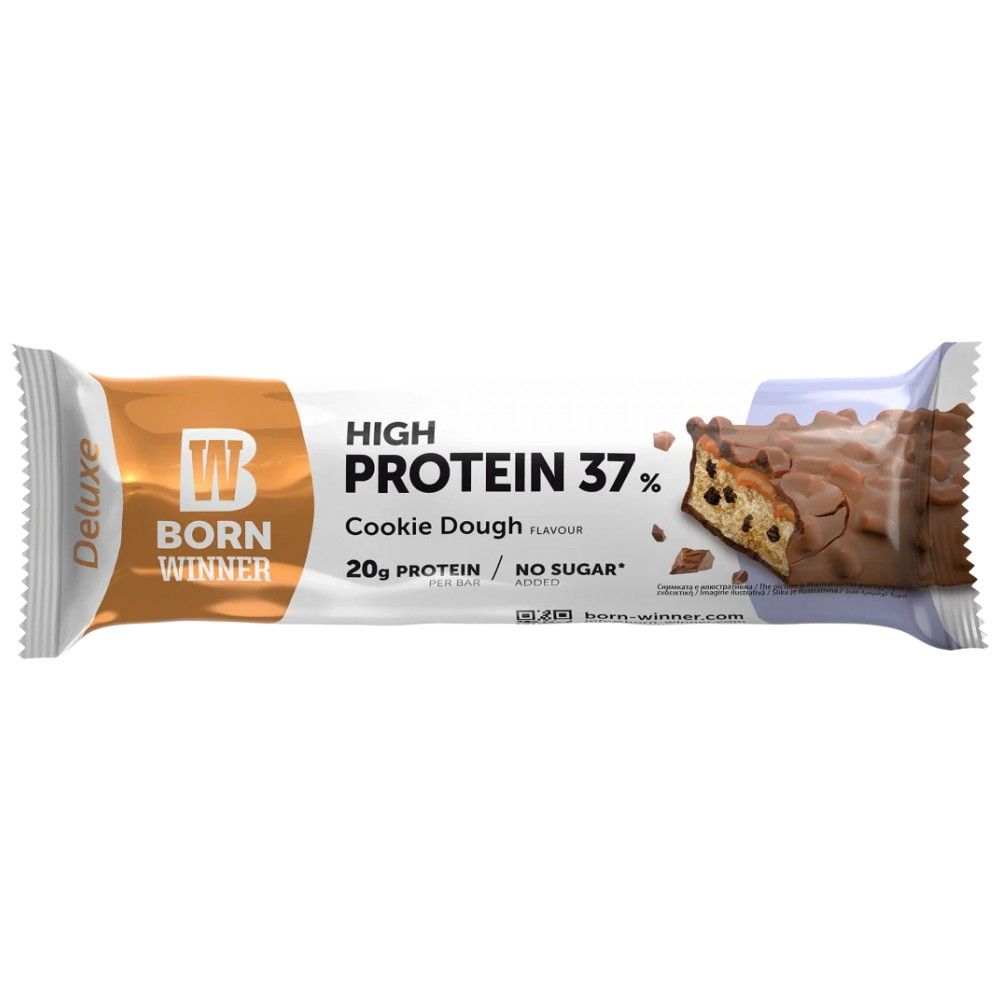 Deluxe 37% visokoproteinska pločica - 15 x 55 grama