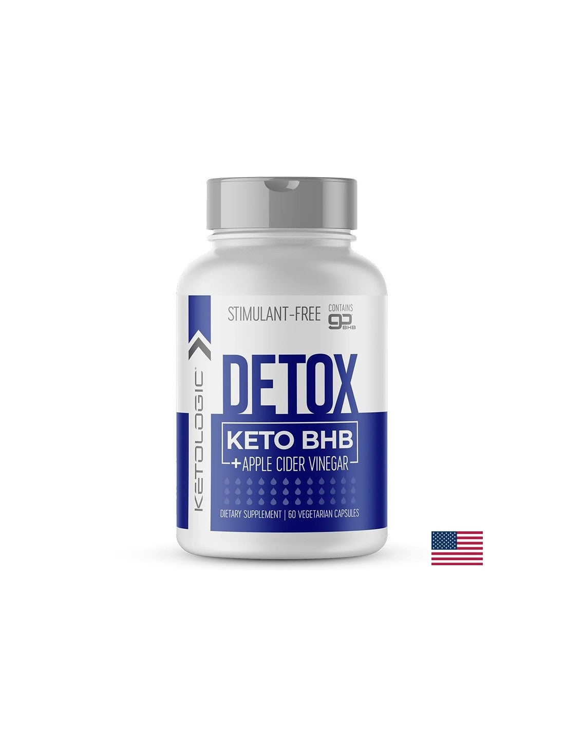 Smanjenje tjelesne težine - Detox Keto BHB + jabučni ocat, 60 kapsula