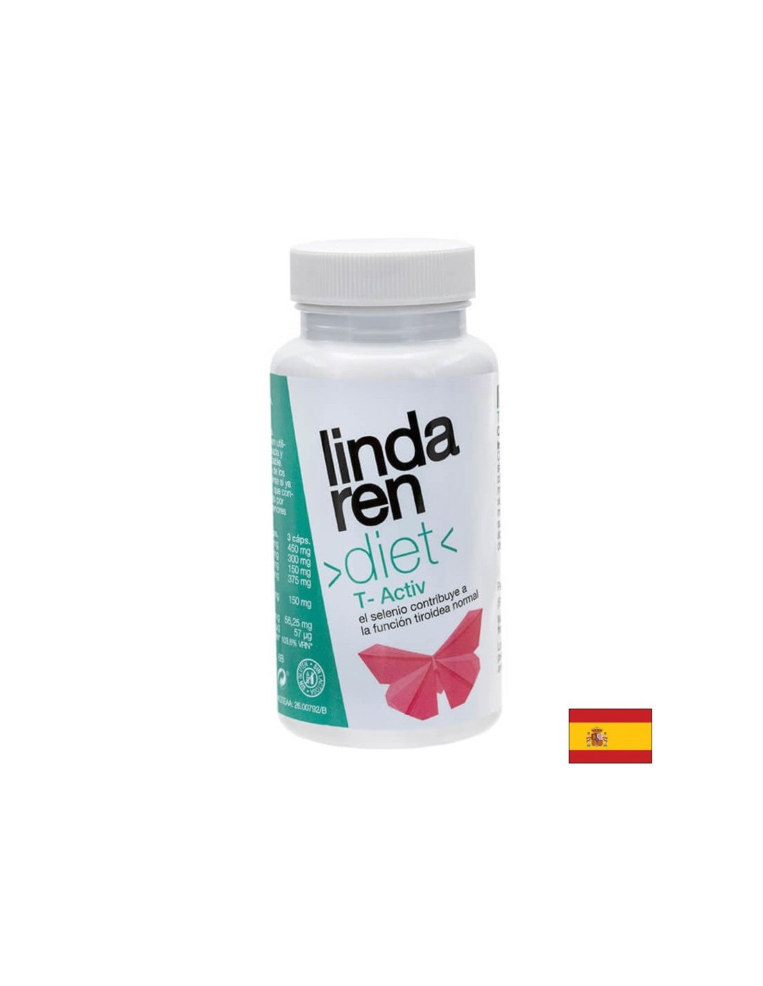 Diet T-Activ formula za brzi metabolizam - Guggul, Cissus, Kelp, zeleni čaj i selen, 90 kapsula