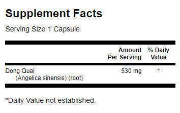 Dong Quai korijen 530 mg - 100 kapsula