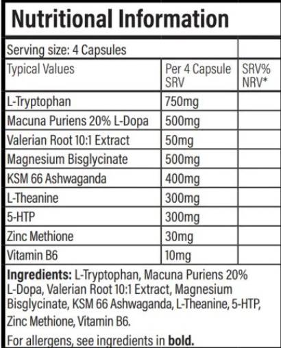 Sanjati Spavati | s Ashwagandhom i Mucuna Pruriens 120 kapsula