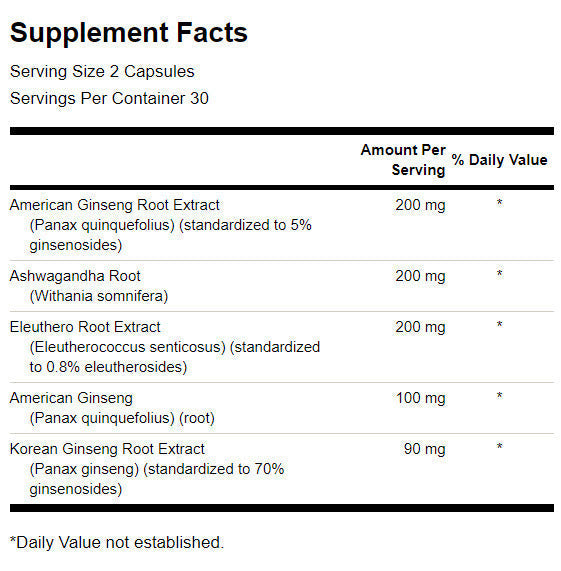 Dual Ginseng Plus 395 mg - 60 kapsula