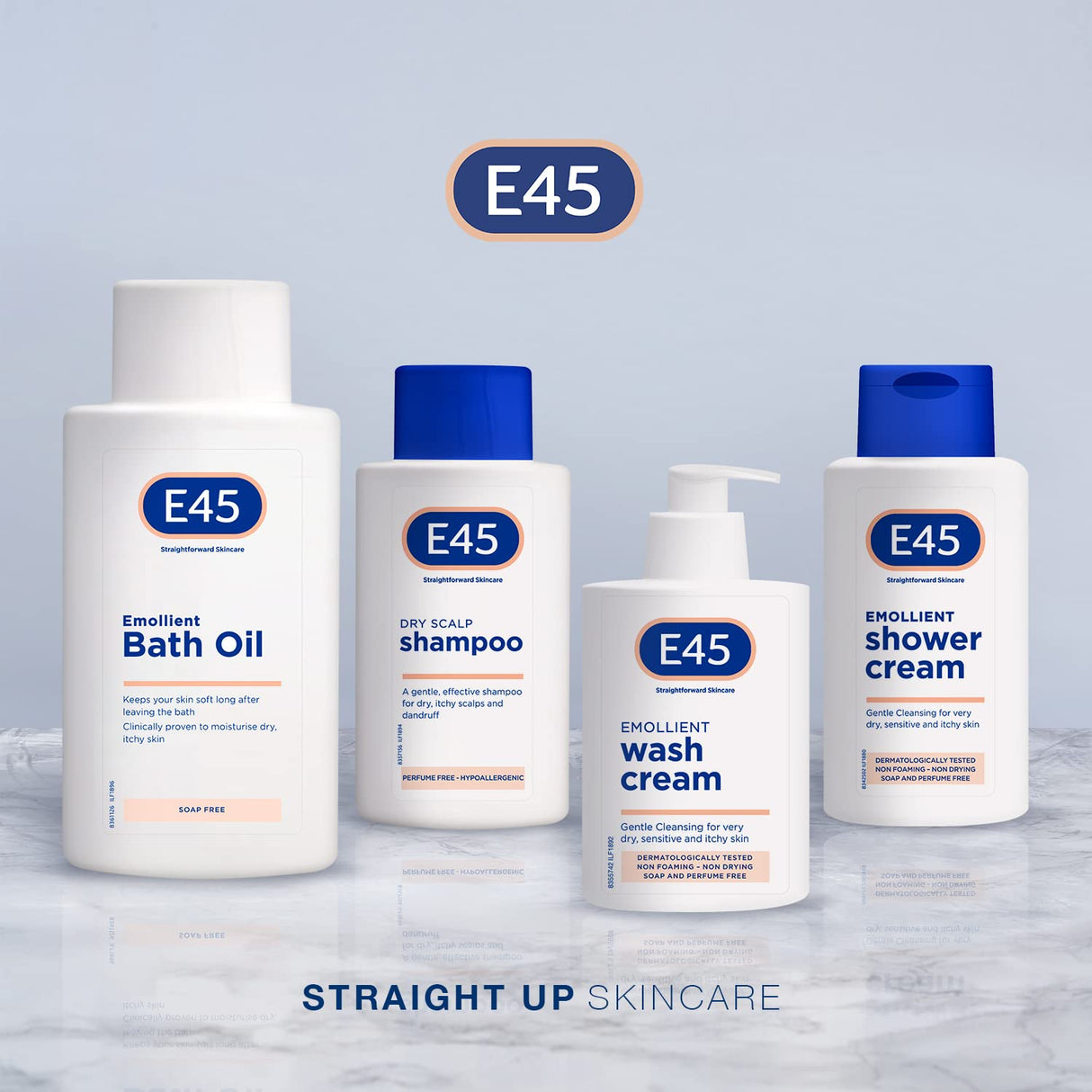 E45 Dermatološki šampon protiv suhog vlasišta - 200 ml