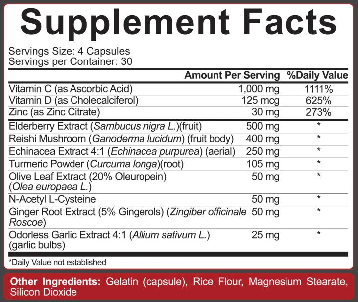 Imuni branitelj | Maksimalna imunološka potpora 120 kapsula