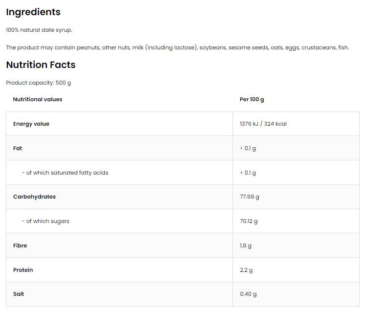 Datum sirupa | Datum sirupa 500 ml