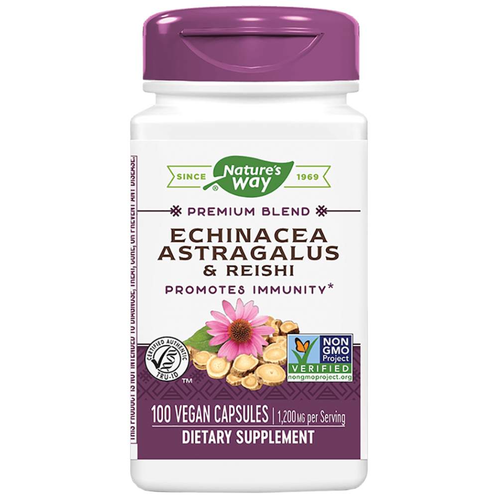 Ehinacea & Astragalus & Reiši gljiva 400 mg - 100 kapsula