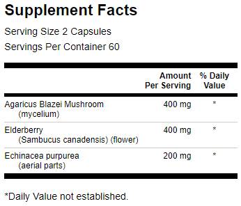 Bazga/Agaricus/Echinacea 120 kapsula