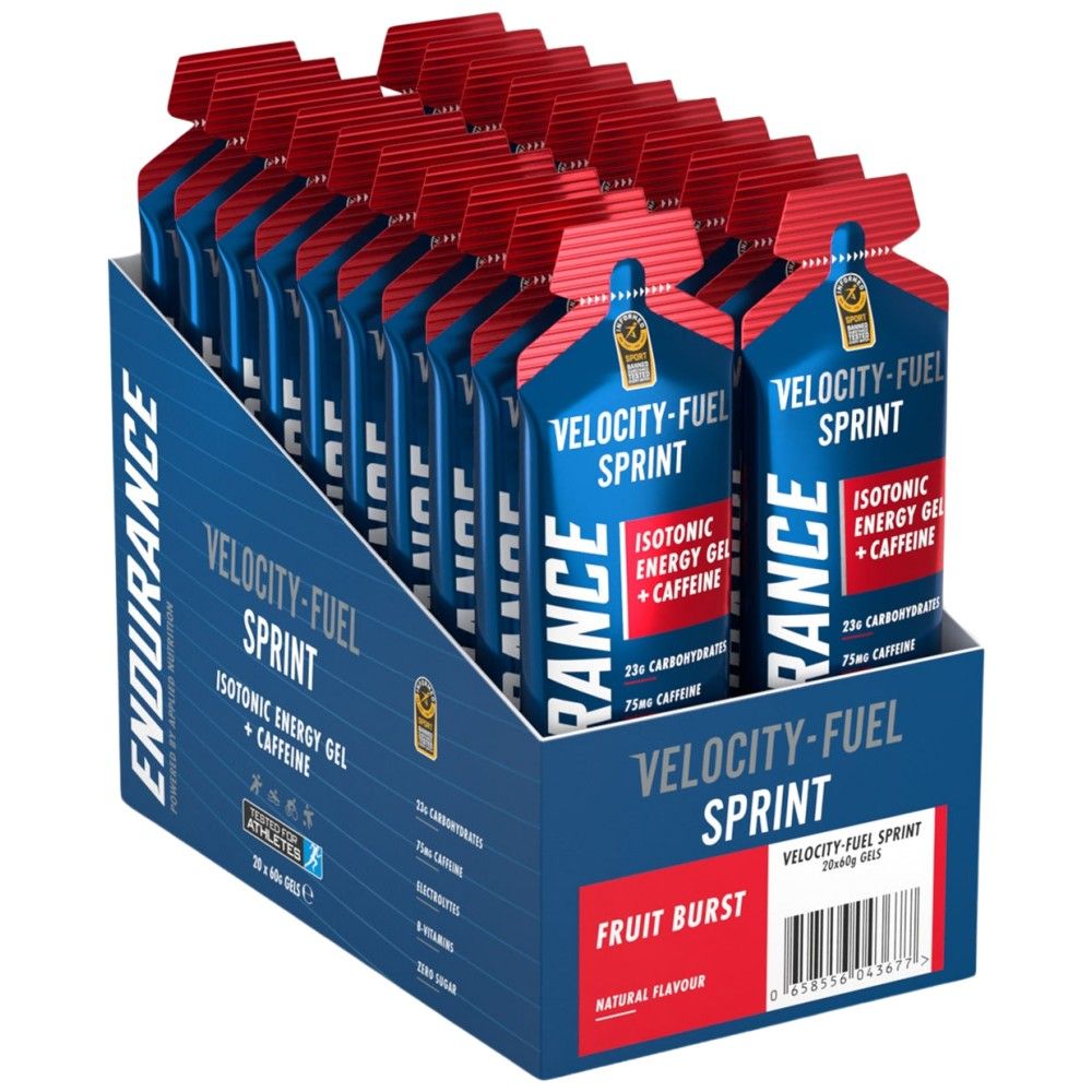 Endurance Sprint Isotonic Energy Gel + Kofein - 20 x 60 grama