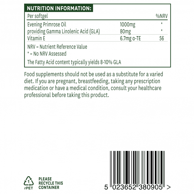 Ulje noćurka 1000 mg 180 mekih kapsula NaturesAid