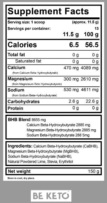 Egzogeni ketoni | sa BHB - 150 grama