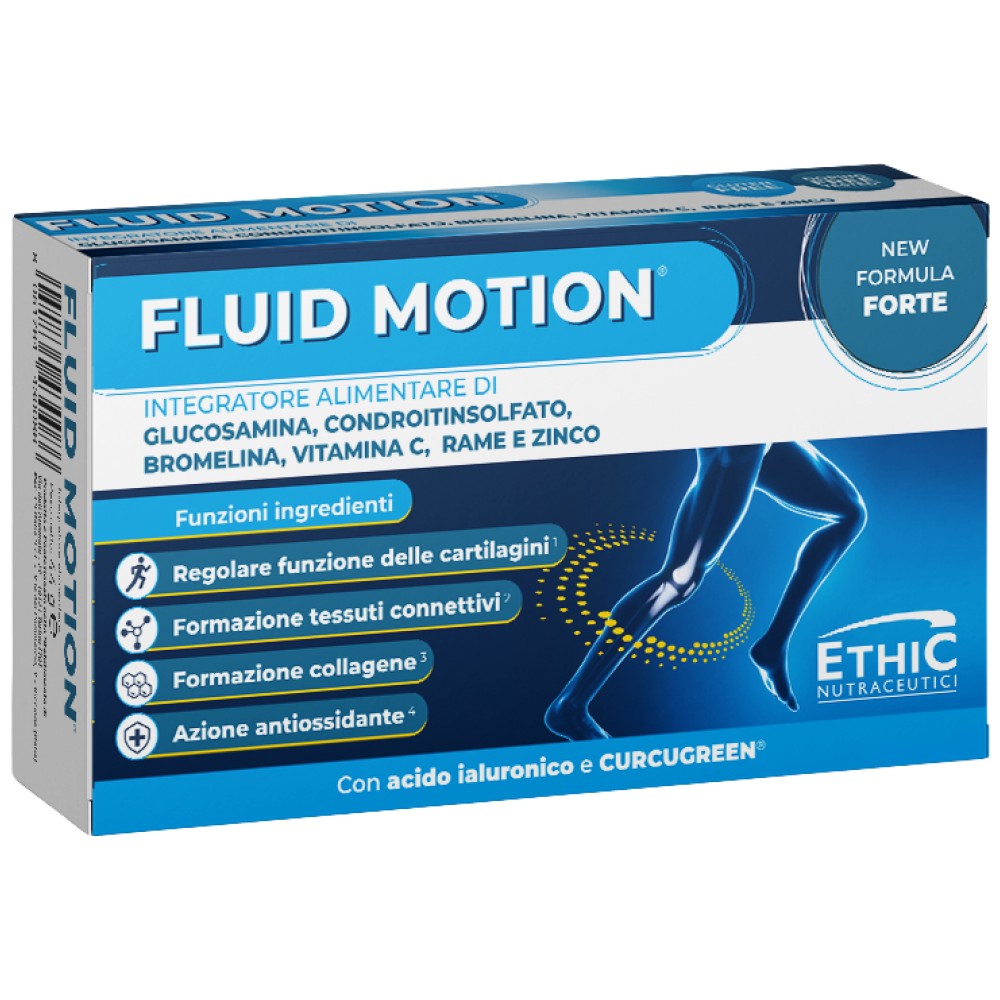 FLUID MOTION | s bromelainom & BCM95® Kurkumin - 30 tableta