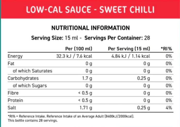 Fit Cuisine Low-Cal umak | Slatki čili - 425 ml