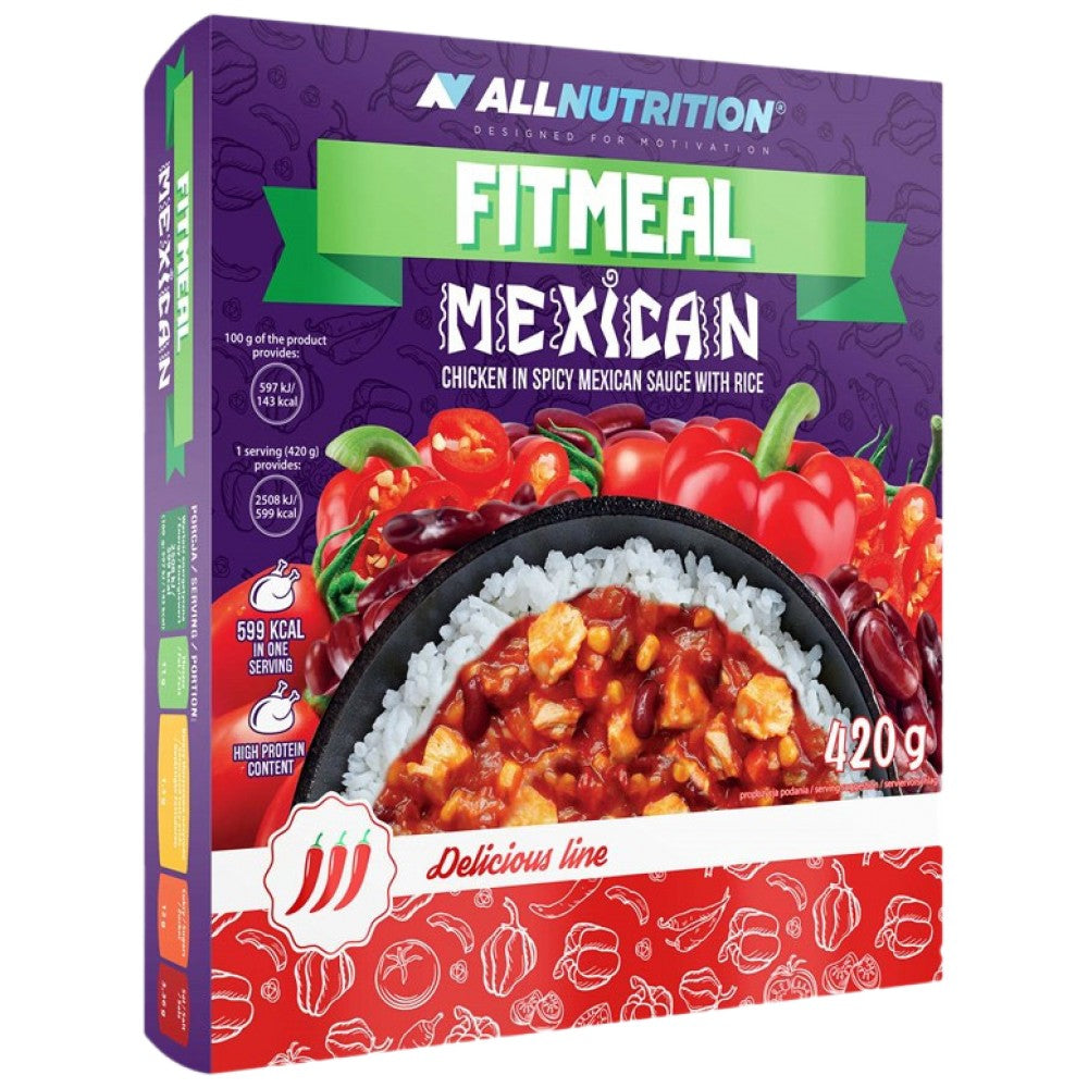 FitMeal meksički | Gotovi visokoproteinski obrok - 420 grama