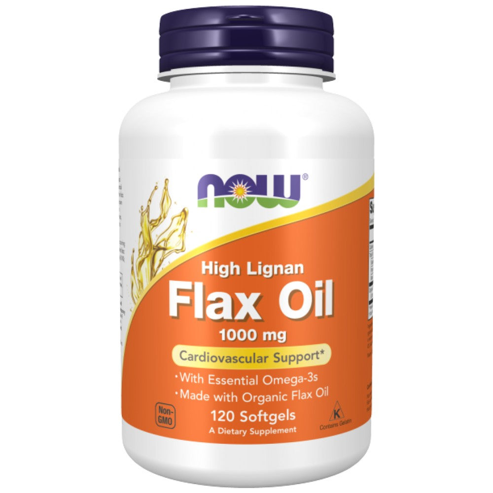 Laneno ulje (s visokim udjelom lignana) 1000 mg - 120 gel kapsula