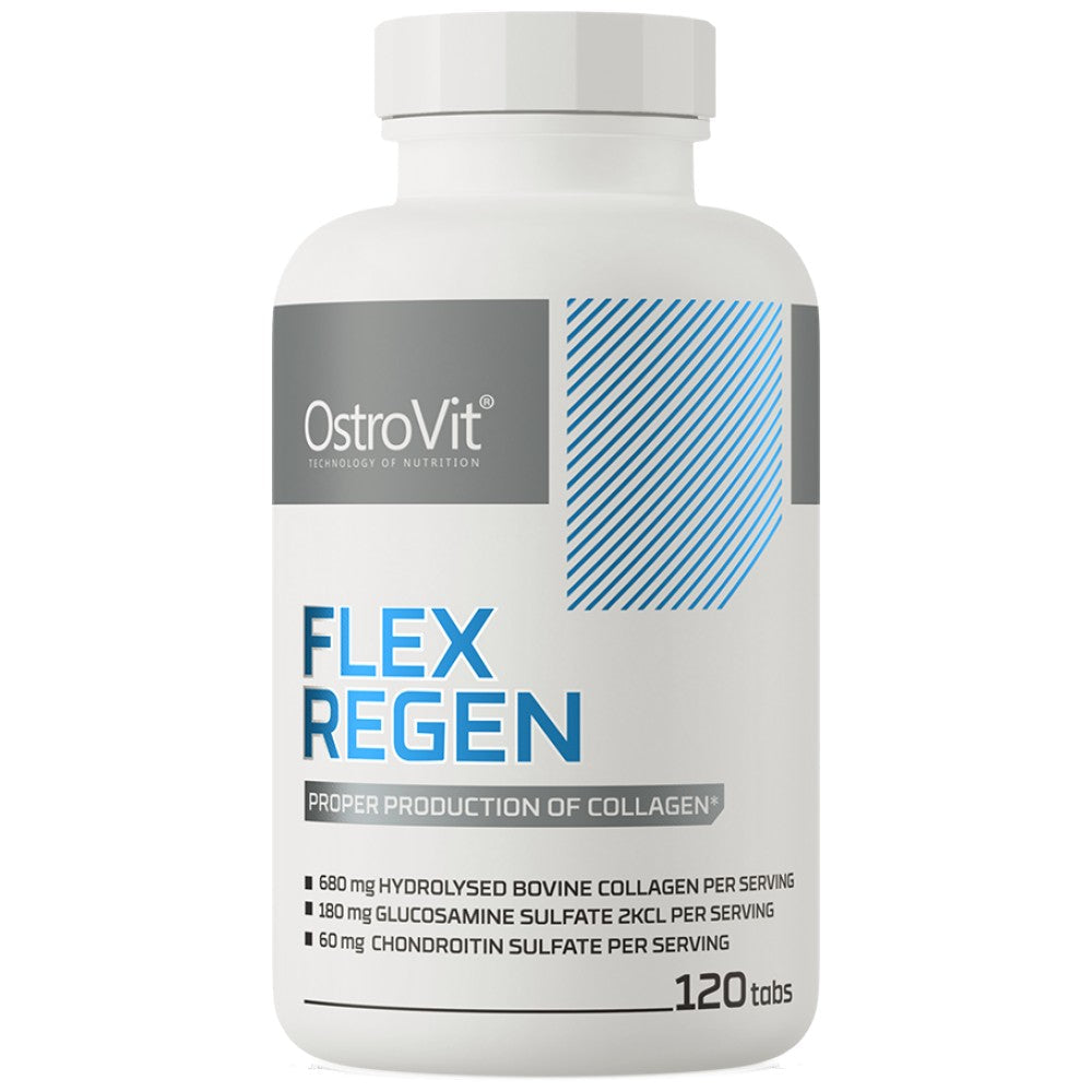 Flex Regen | Kolagen + glukozamin, kondroitin, MSM, hijaluronska kiselina 120 tableta