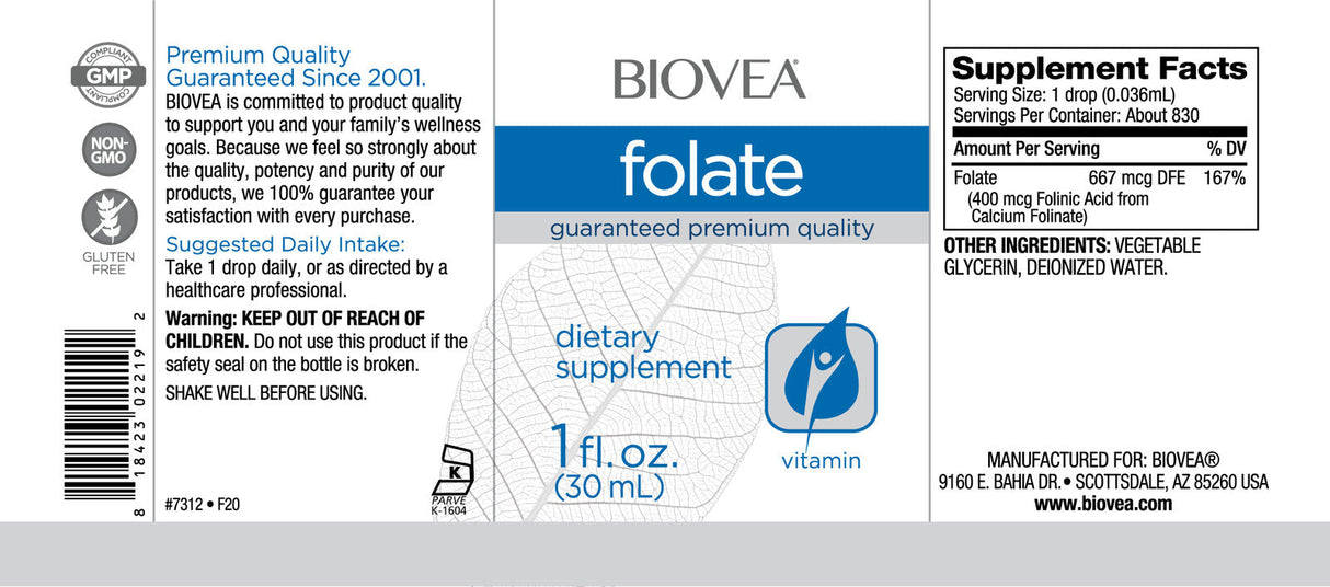 Folne tekuće kapi/30 ml