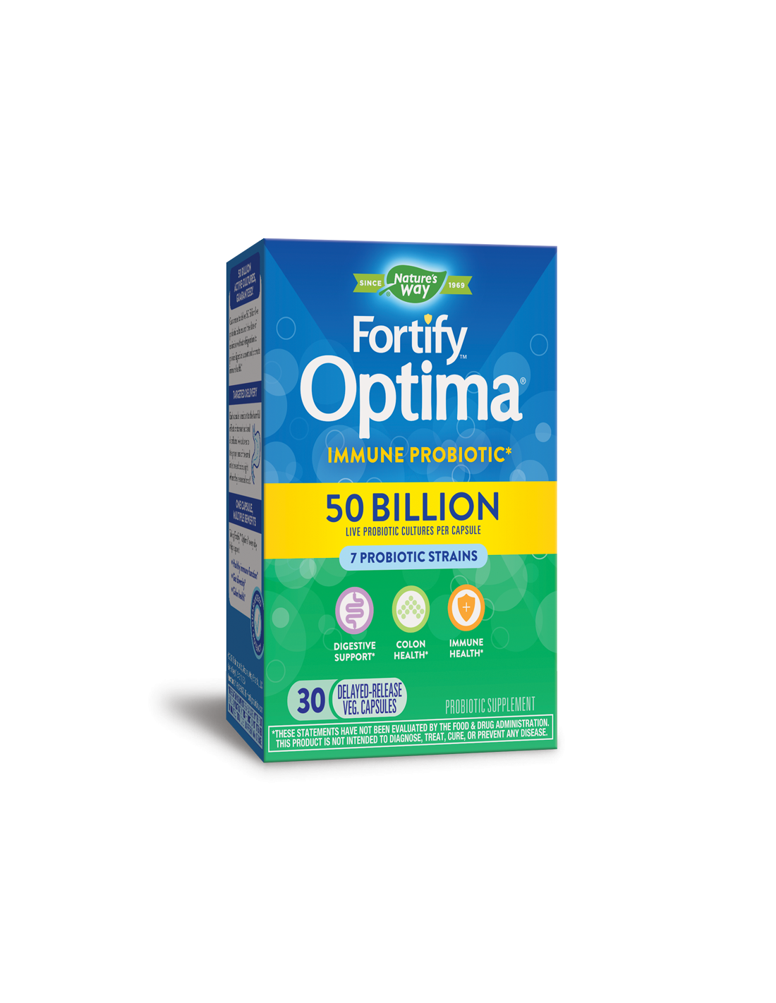 Probiotik za zdravlje imuniteta - Fortify Optima Immune Probiotic 50 milijardi aktivnih probiotika, 30 kapsula