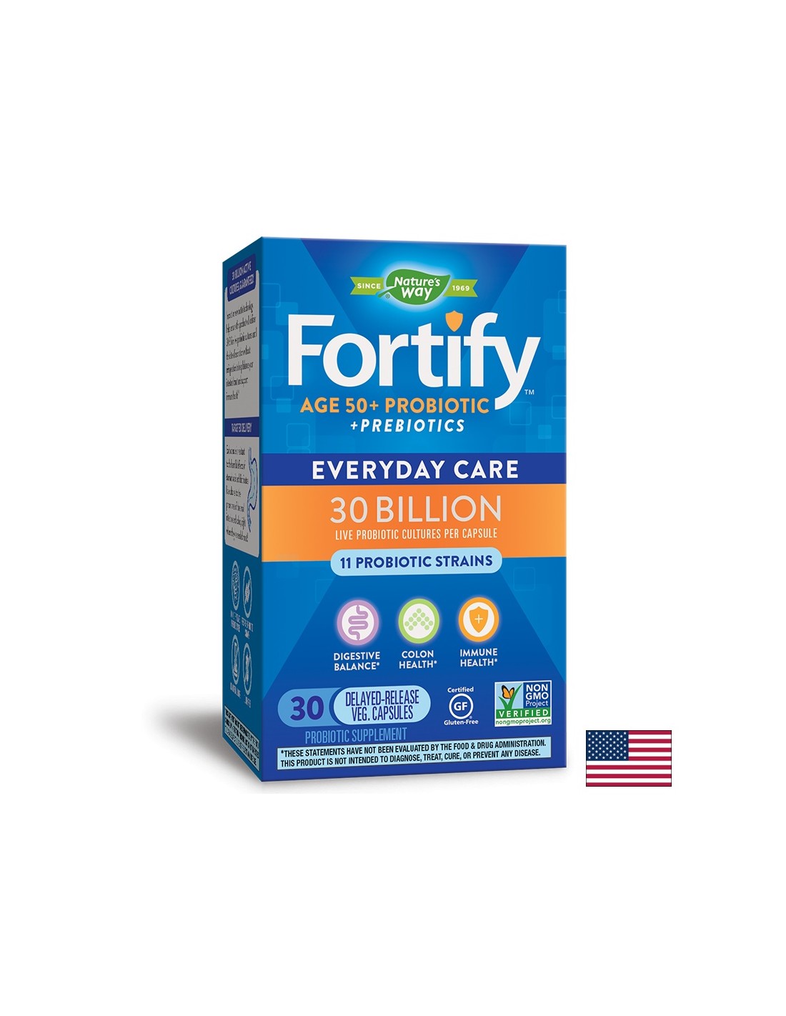 Fortify/Primadophilus Age 50+ Probiotik/30 milijardi - 30 kapsula
