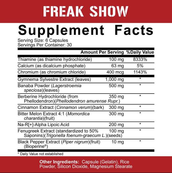 Freak Show | Insulin Mimicker - 180 kapsula