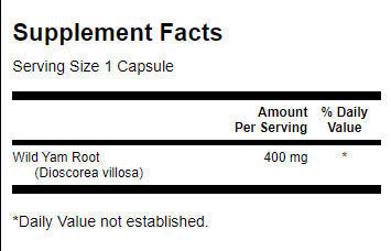Full Spectrum Wild Yam 400 mg - 60 kapsula