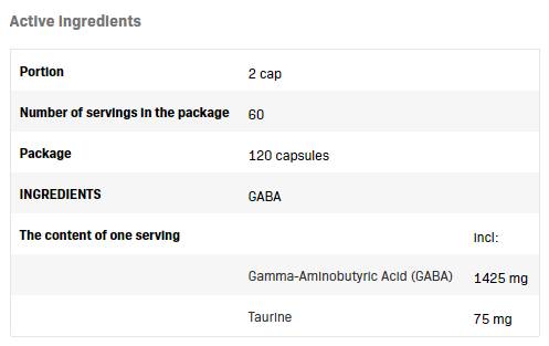 Gaba Caps - 120 kapsula