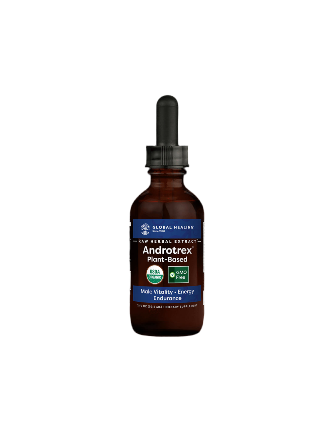 Androtrex® Raw Herbal Extract/Biljna mješavina za mušku hormonsku ravnotežu, 59,2 ml Global Healing