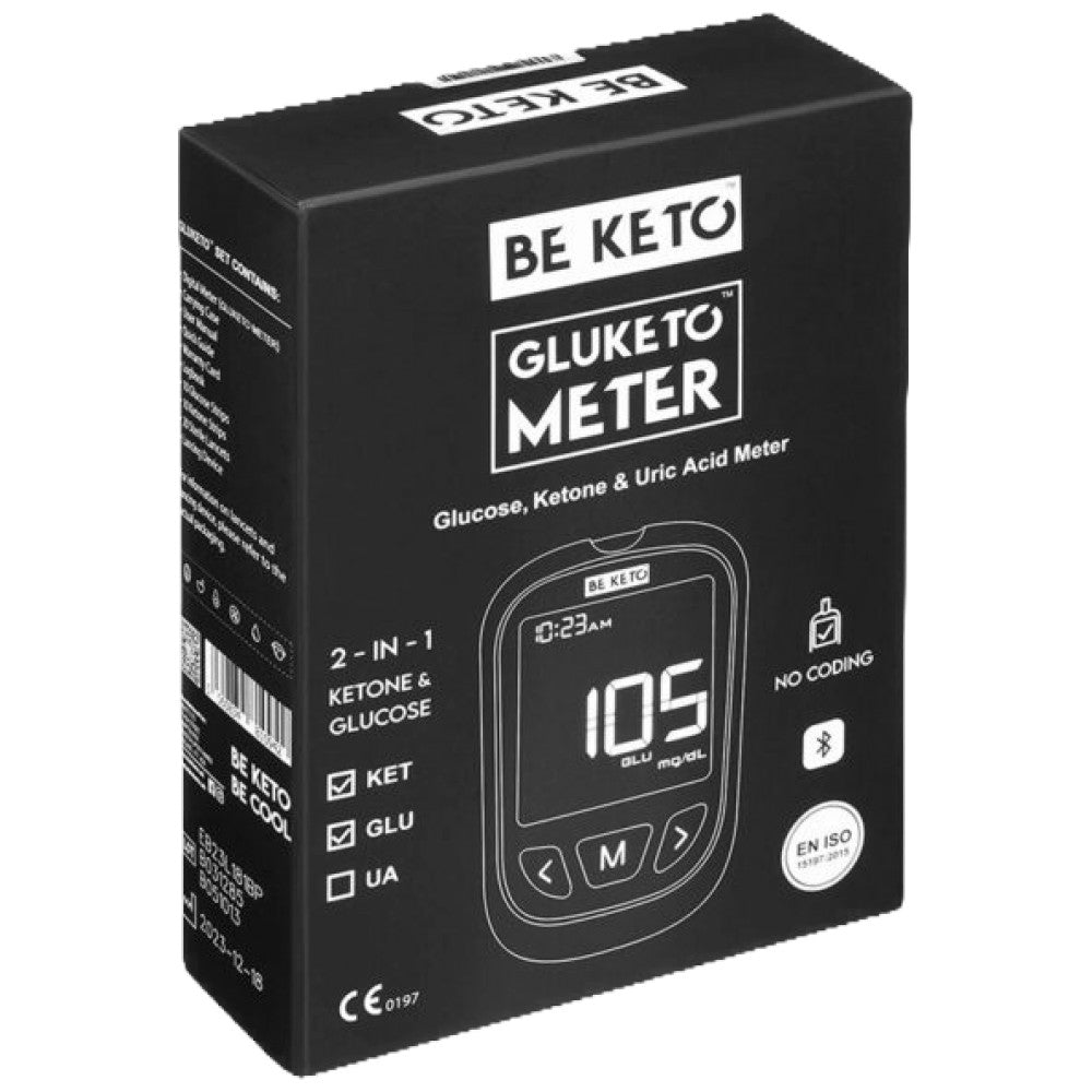 GluKeto mjerač – Glukoza u krvi & Mjerač ketona | Početni paket