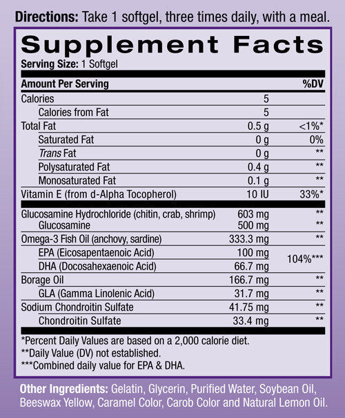 Glukozamin Omega 3 - 90 gel kapsula