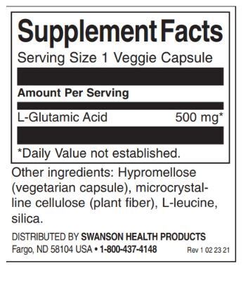 Glutaminska kiselina 500 mg - 60 kapsula
