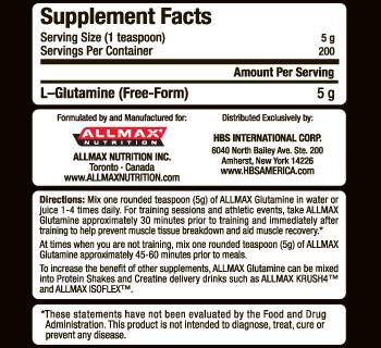Glutamin - 1000 grama