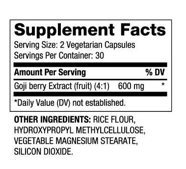 Goji bobice 600 mg/60 kap