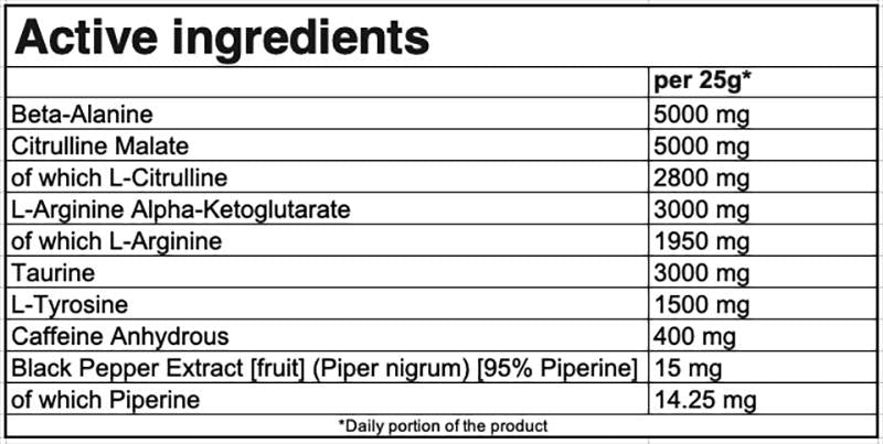 Zlatna jezgra | COX formula prije treninga - 250 grama