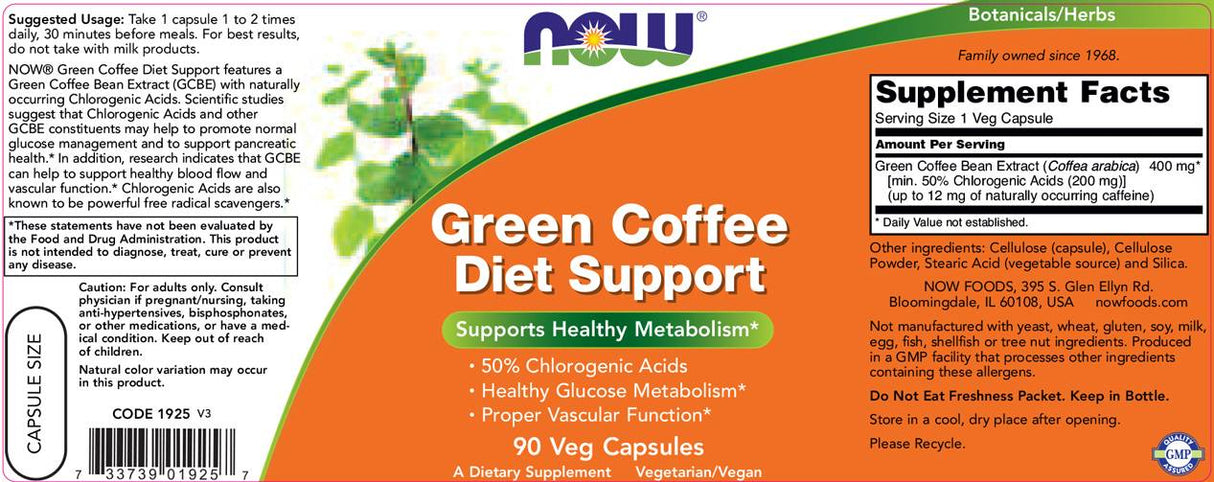 Green Coffee Diet Support - 90 kapsula