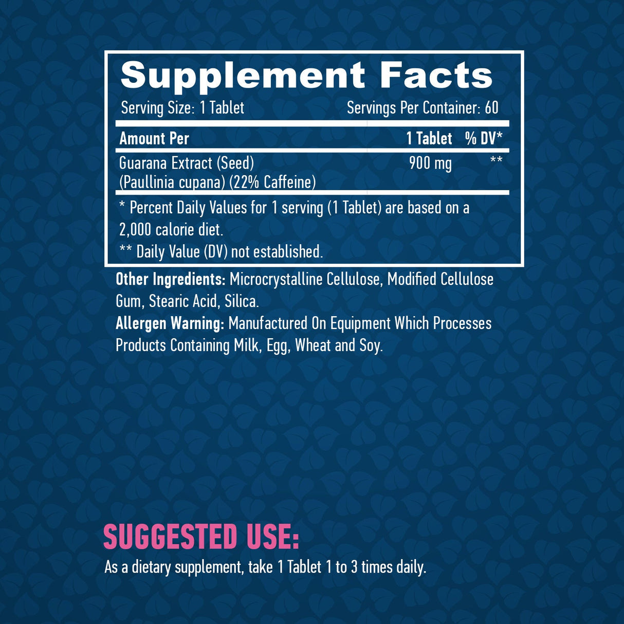 Guarana 900 mg/60 tableta.