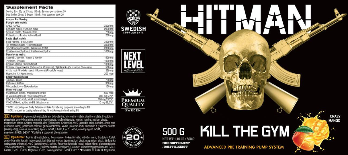 HITMAN - Kill the Gym 500 grama