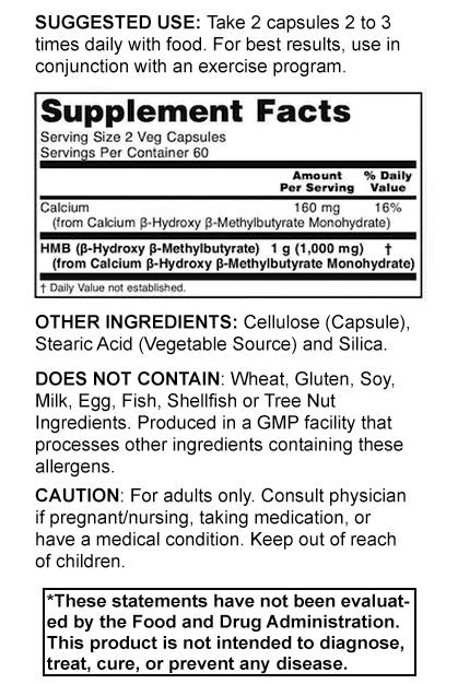 HMB 500 mg - 120 kapsula