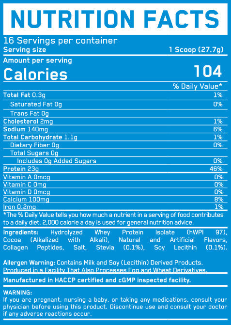 ISO BUILD Izolat proteina - 0,454 KG