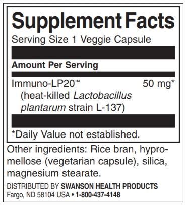 Imunobiotik Immuno-LP20 50 mg - 30 kapsula