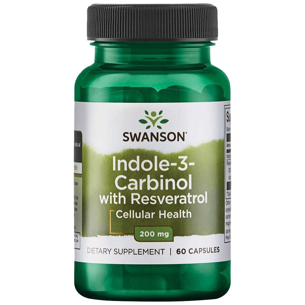 Indol-3-karbinol s resveratrolom 200 mg - 60 kapsula