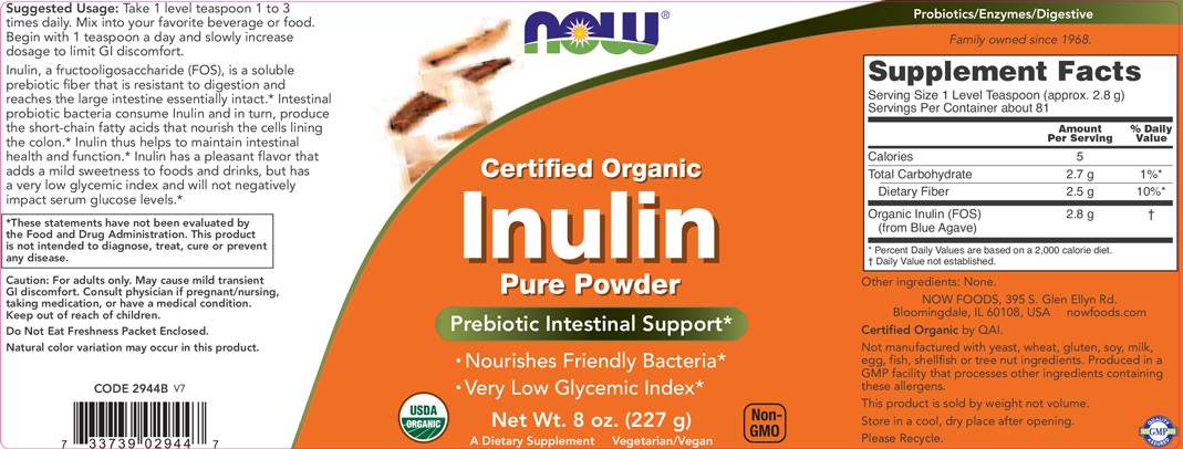 Inulin u prahu Pure FOS - 227 grama