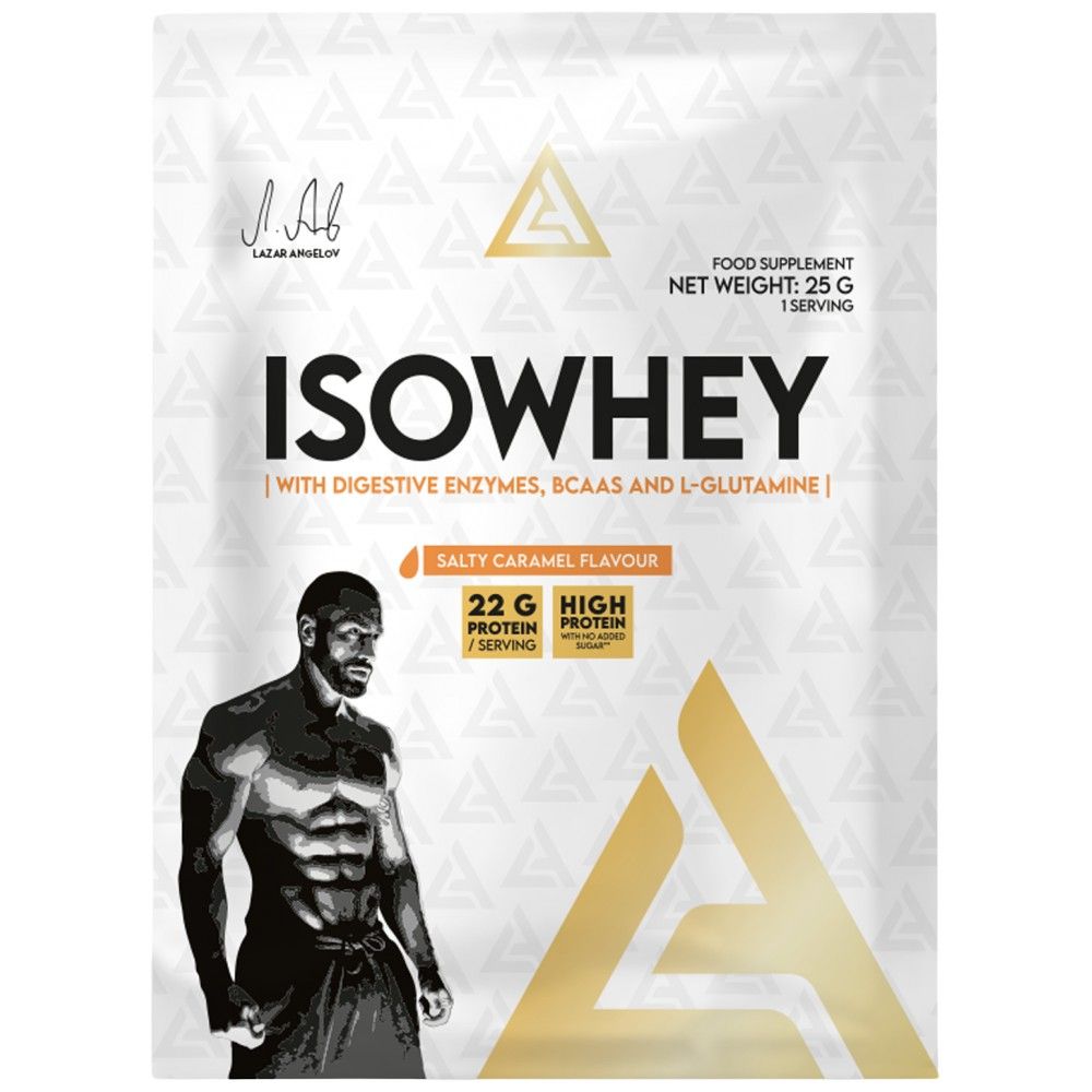 IsoWhey | Izolat proteina sirutke s probavnim enzimima, BCAA & Glutamin - 25 grama