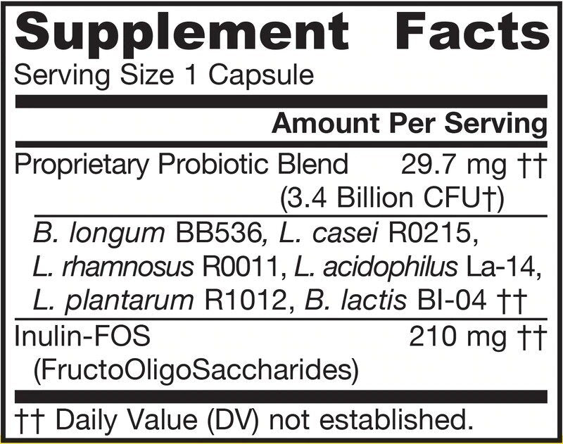 Jarro-Dophilus®+FOS (3,4 ml CFU)/100 kapsula